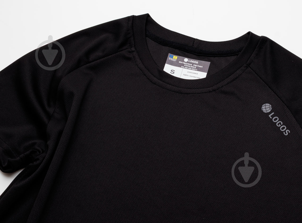 Футболка мужская LOGOS-Tac з COOLMAX 04-09-00-0071 р.2XL [019] Black - фото 2