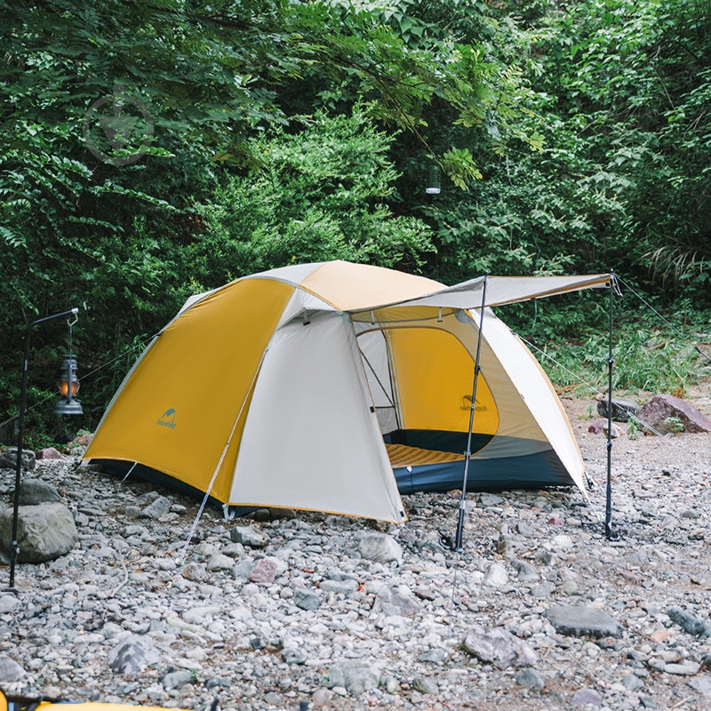 Намет Naturehike двомісний CNK2300ZP024, жовтий 6976023923685 - фото 3