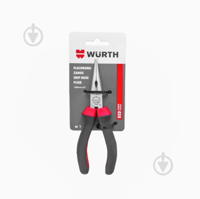 Тонкогубцы WURTH 160 мм RED STRIPE 5772001306 - фото 2