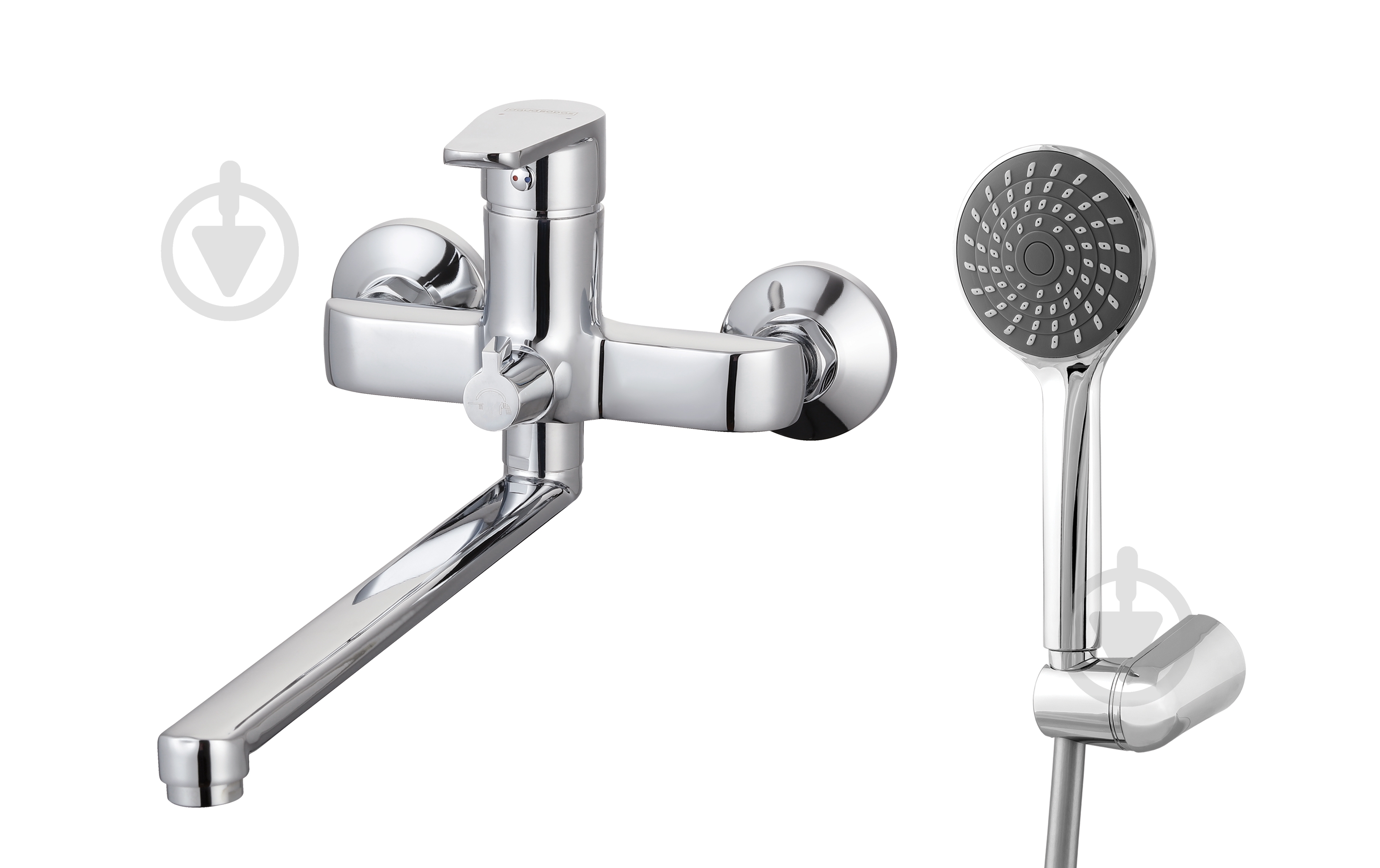 Смеситель для ванны Aqua Rodos Optima 90976 - фото 1