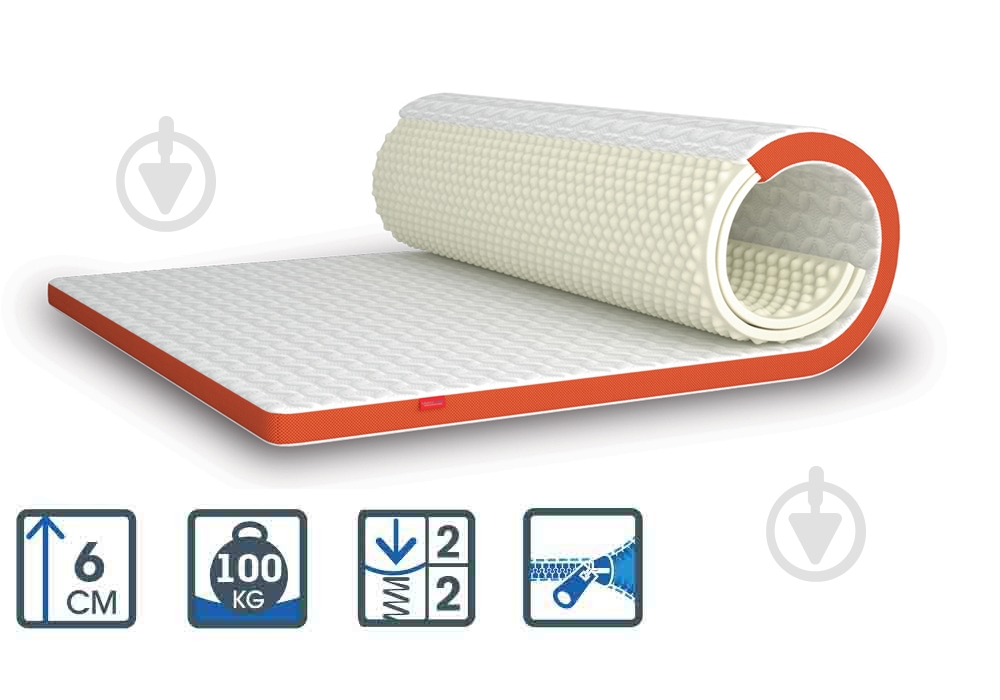 Матрас Оранж Flip MatroLuxe 70x190 см - фото 1