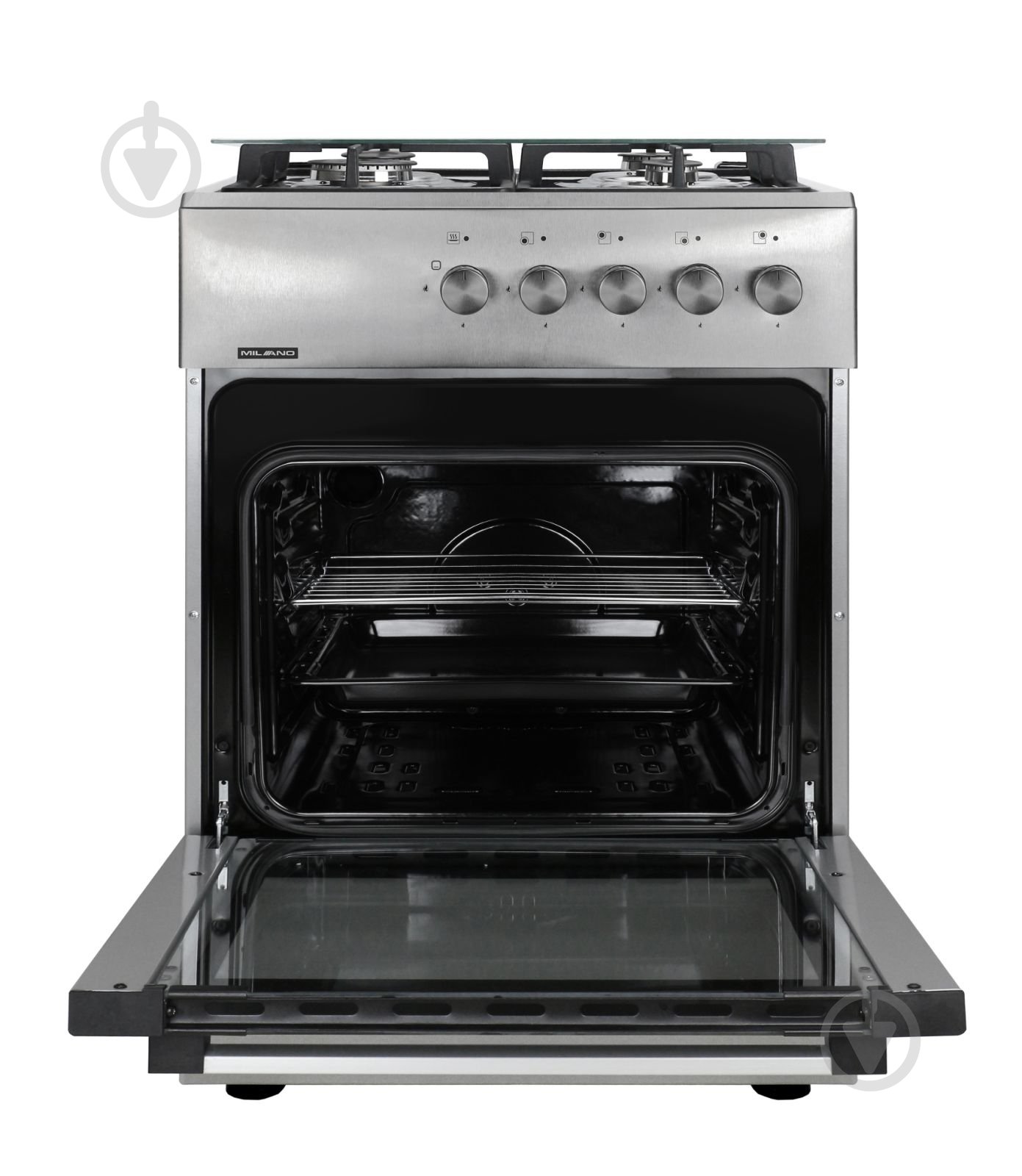 Плита газовая Milano ML60 G1/07 С нержавіюча сталь - фото 3