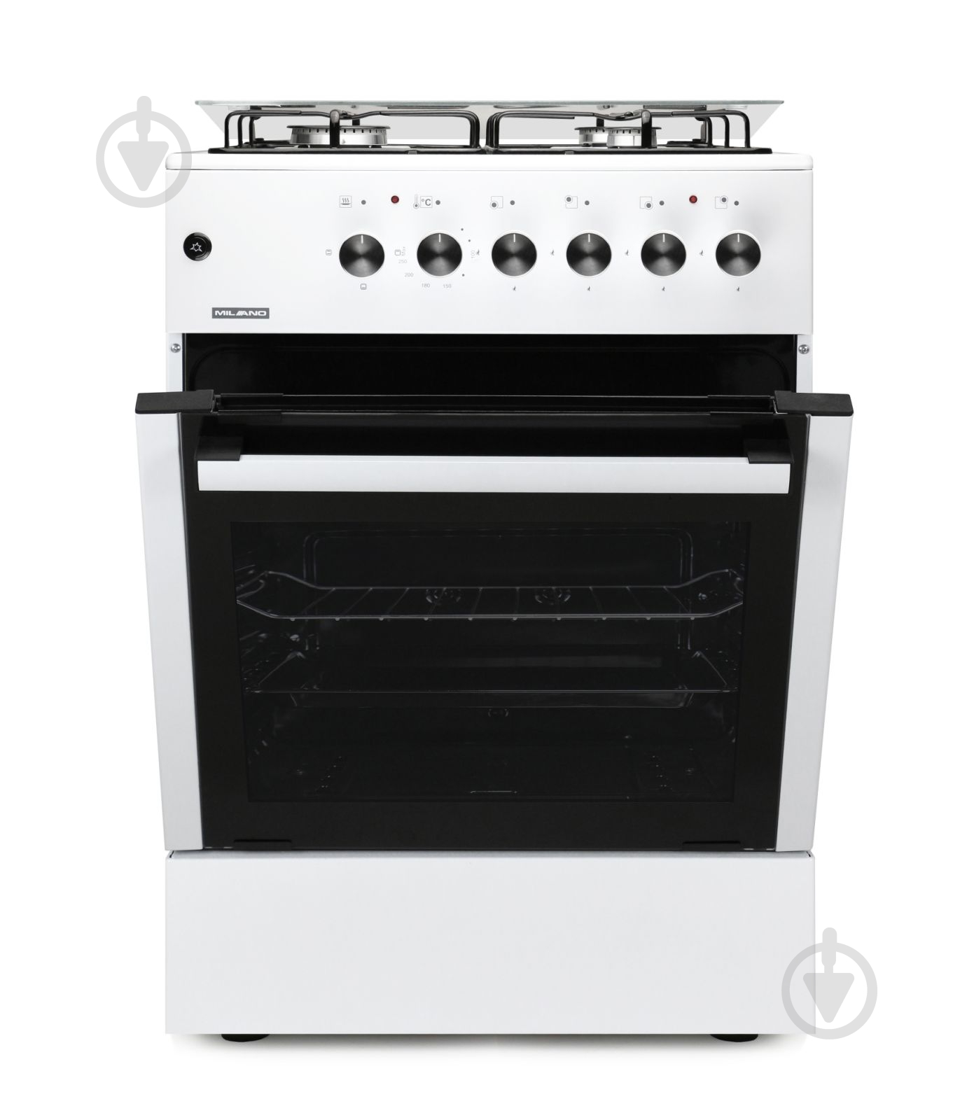 Плита комбинированная Milano ML60 Е40 біла - фото 10