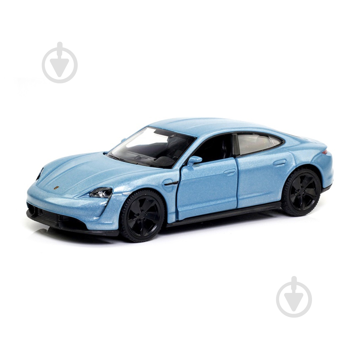 Автомодель TechnoDrive 1:32 Porsche Taycan Turbo S (синій) 250335U - фото 1