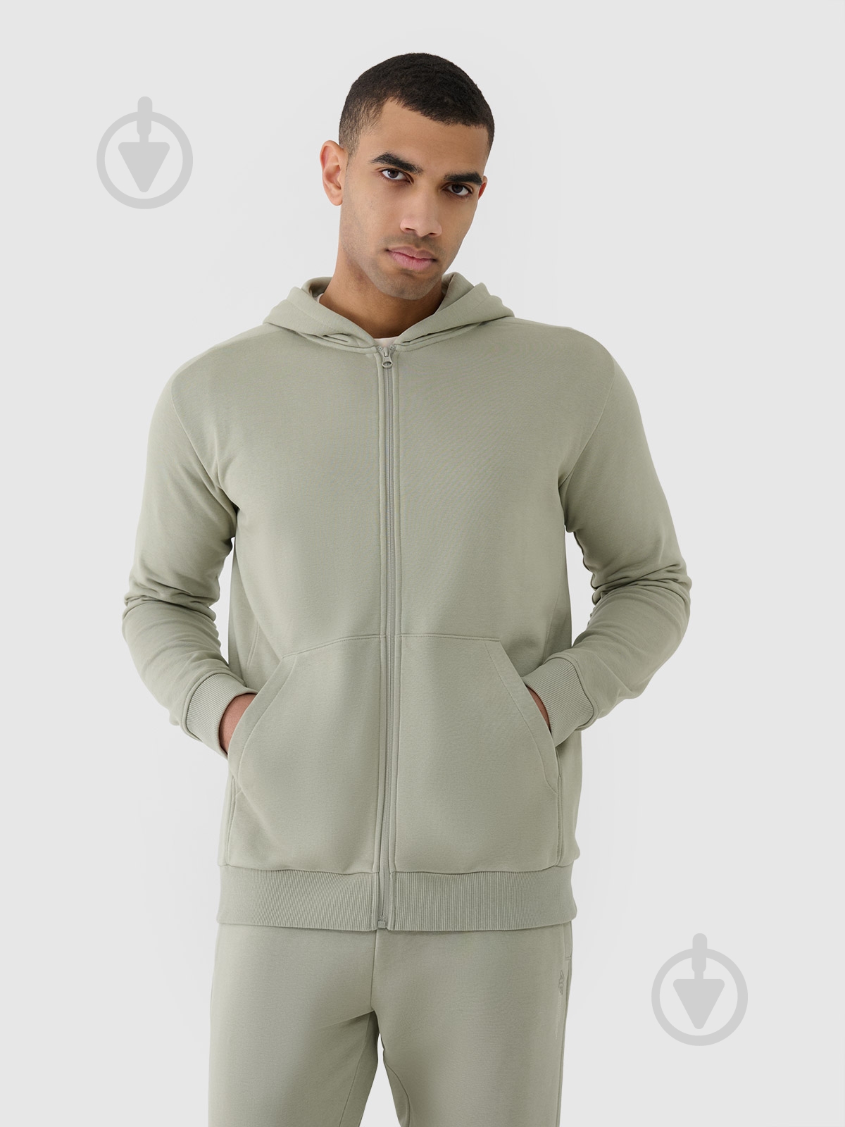 Джемпер 4F SWEATSHIRT M1584 4FWSS25TSWSM1584-44S р.XL зелений - фото 1 Джемпер 4F SWEATSHIRT M1584 4FWSS25TSWSM1584-44S р.XL зелений - фото 1