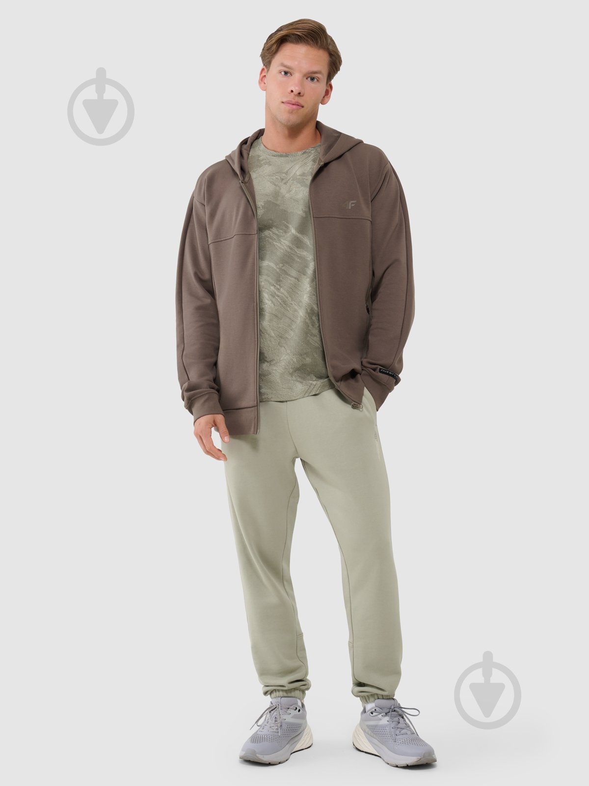 Джемпер 4F SWEATSHIRT M1537 4FWSS25TSWSM1537-80S р.XL коричневый - фото 5