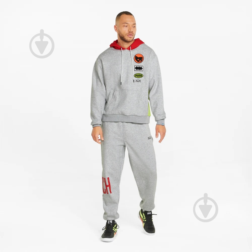 Джемпер Puma PLAYBOOK PULLOVER 53418801 р. 2XL сірий - фото 3