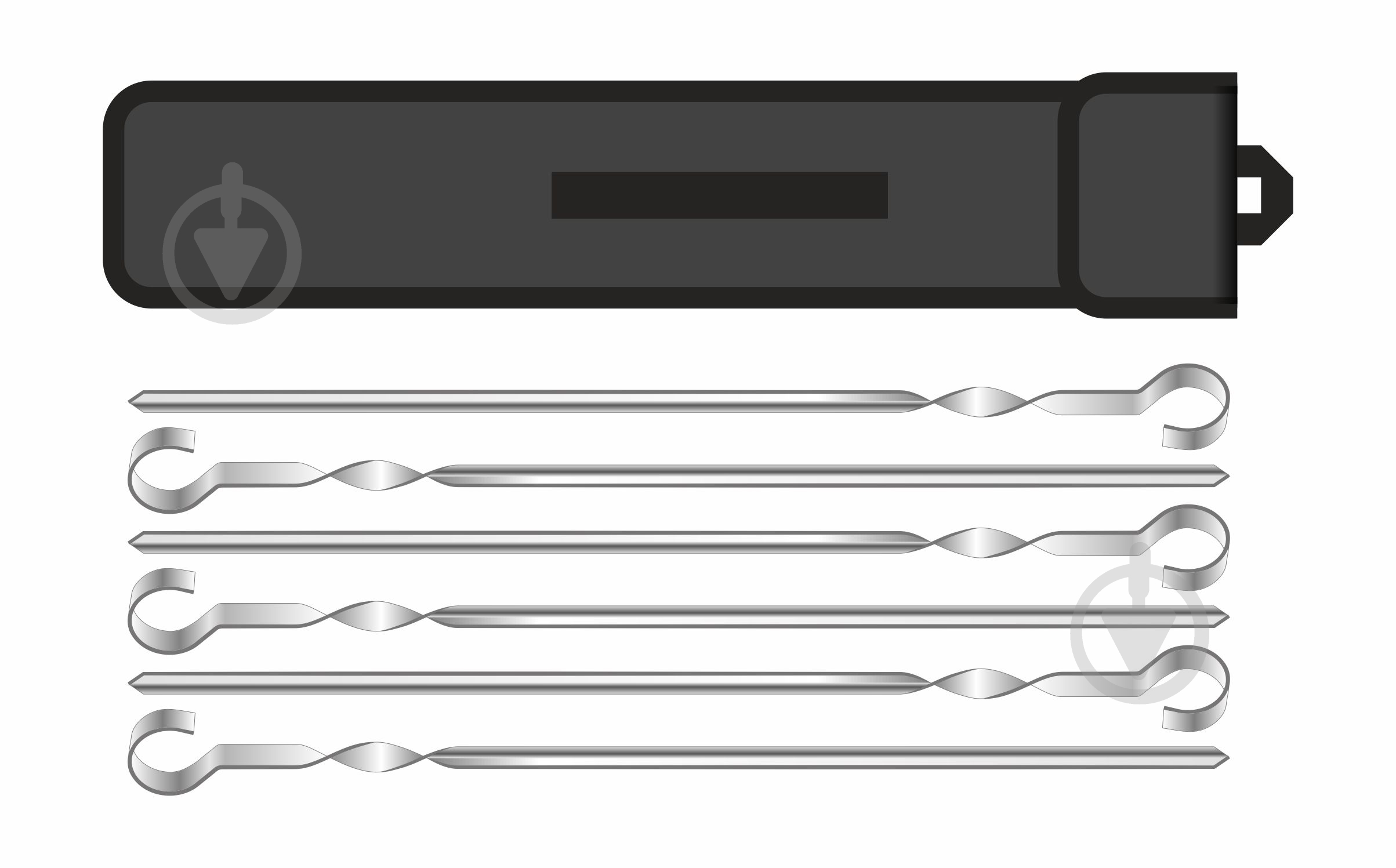 Набор шампуров Krauff + чехол 29-274-002/1 - фото 11 Набор шампуров Krauff + чехол 29-274-002/1 - фото 11