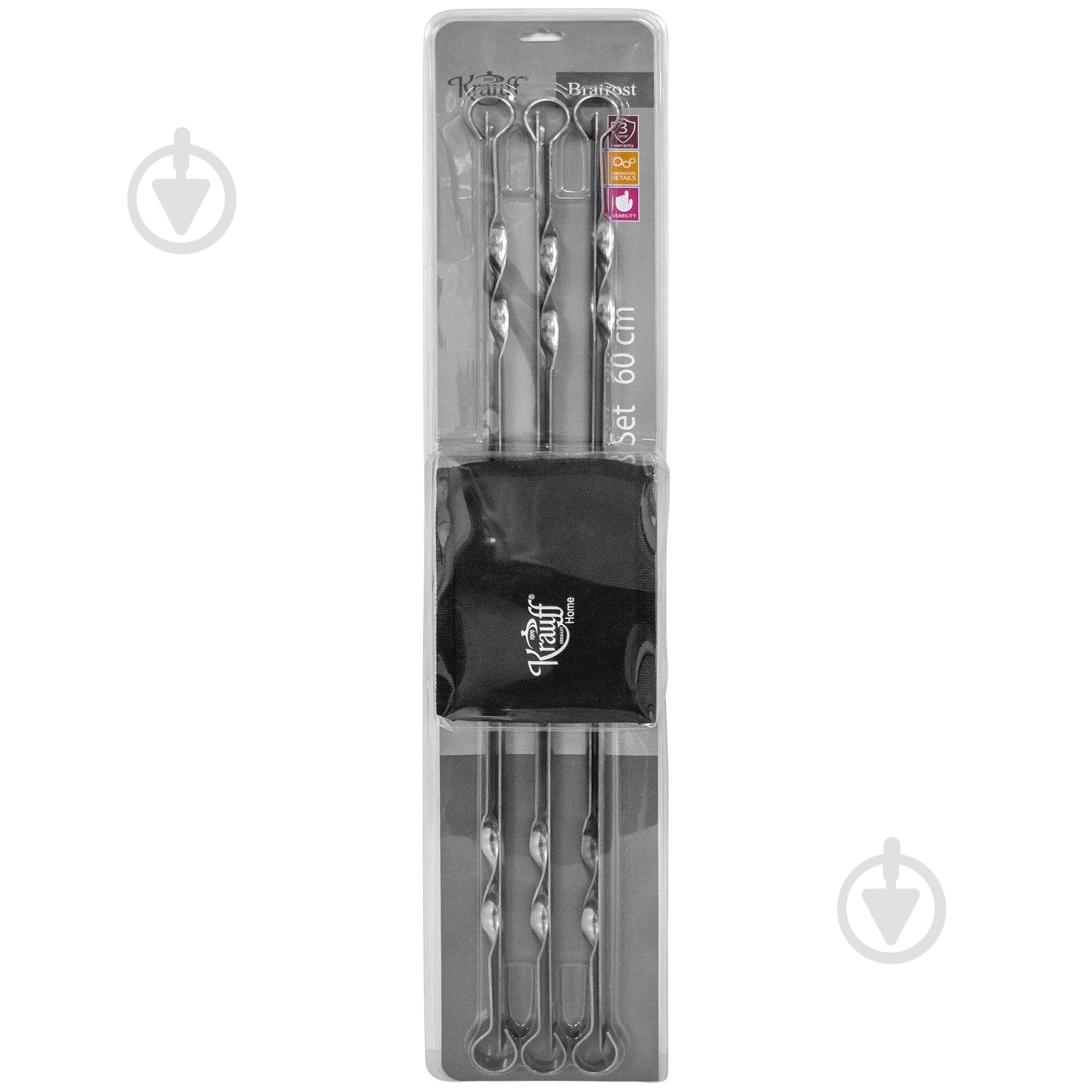 Набор шампуров Krauff + чехол 29-274-002/1 - фото 1 Набор шампуров Krauff + чехол 29-274-002/1 - фото 1