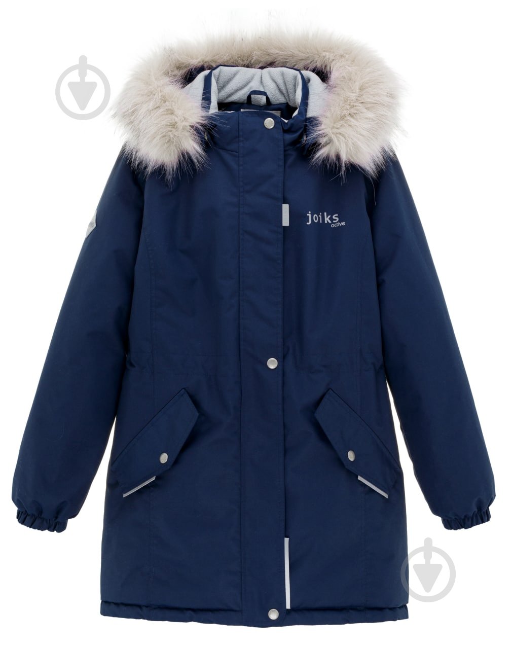 Куртка-парка для девочек JOIKS р.164 темно-синий G-27 - фото 1