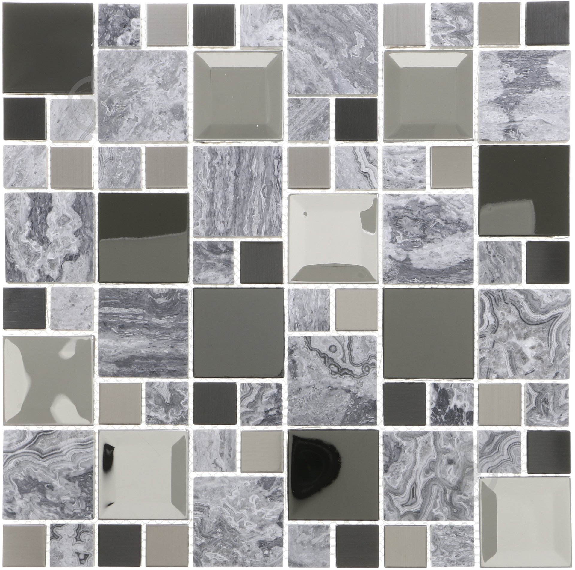 Мозаика Intermatex Kaos Grey 30х30 - фото 1