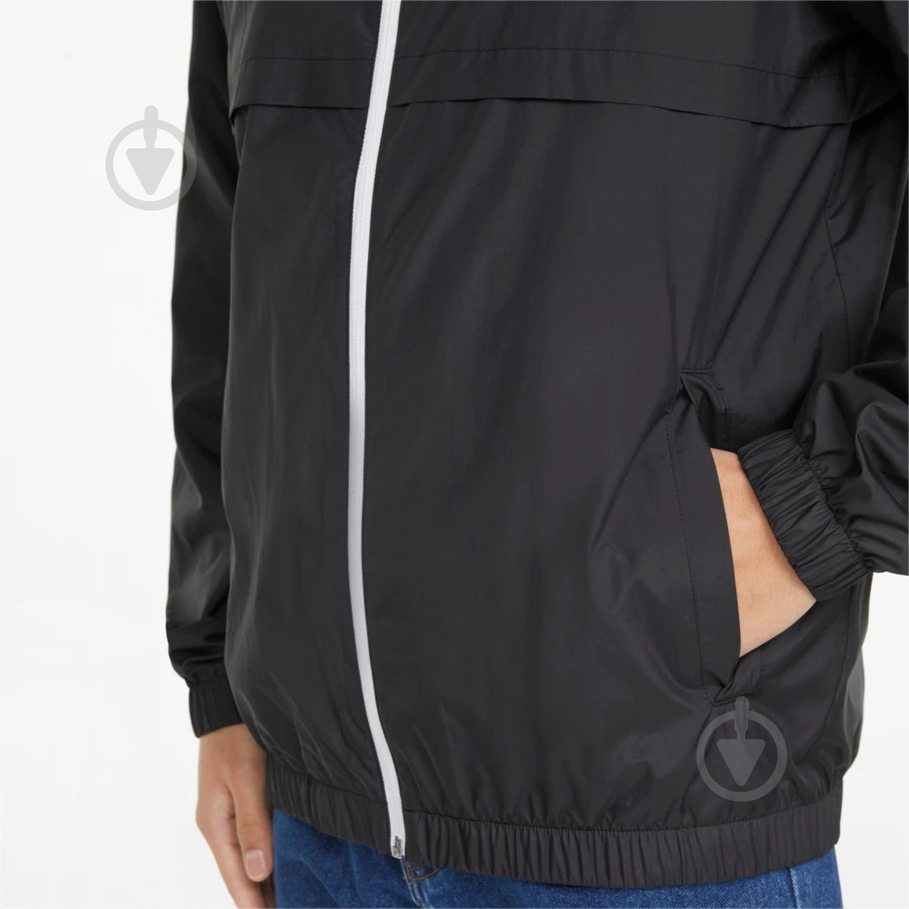 Ветровка мужская Puma ESS SOLID WINDBREAKER 84748401 р.L черная - фото 4 Ветровка мужская Puma ESS SOLID WINDBREAKER 84748401 р.L черная - фото 4