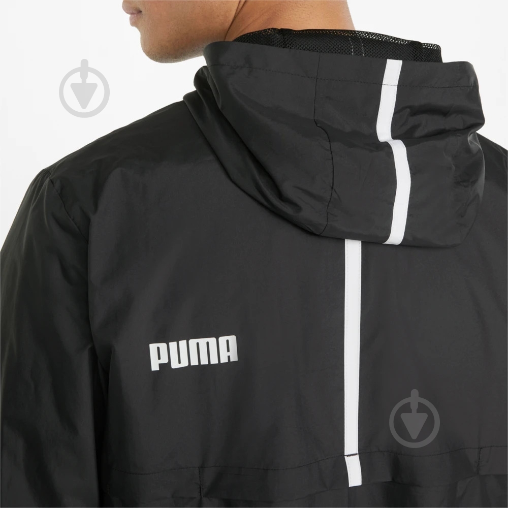Ветровка мужская Puma ESS SOLID WINDBREAKER 84748401 р.L черная - фото 5 Ветровка мужская Puma ESS SOLID WINDBREAKER 84748401 р.L черная - фото 5