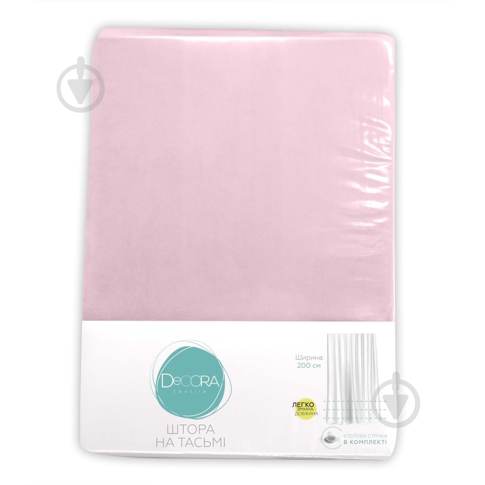 Штора Velour 200х275 см пудра Decora textile - фото 3