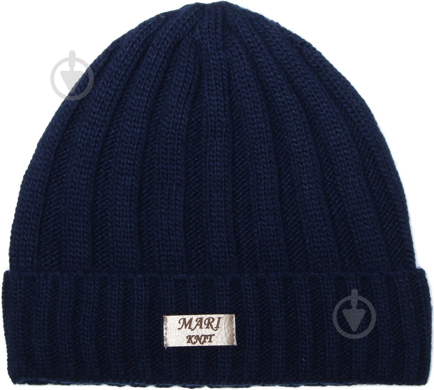 Шапочка дитяча для хлопчика Mari-Knit 819 р.52-54 темно-синій - фото 1