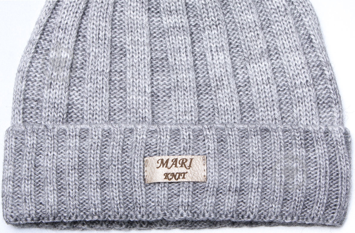Шапочка детская для мальчика Mari-Knit 819 р.52-54 серый - фото 3