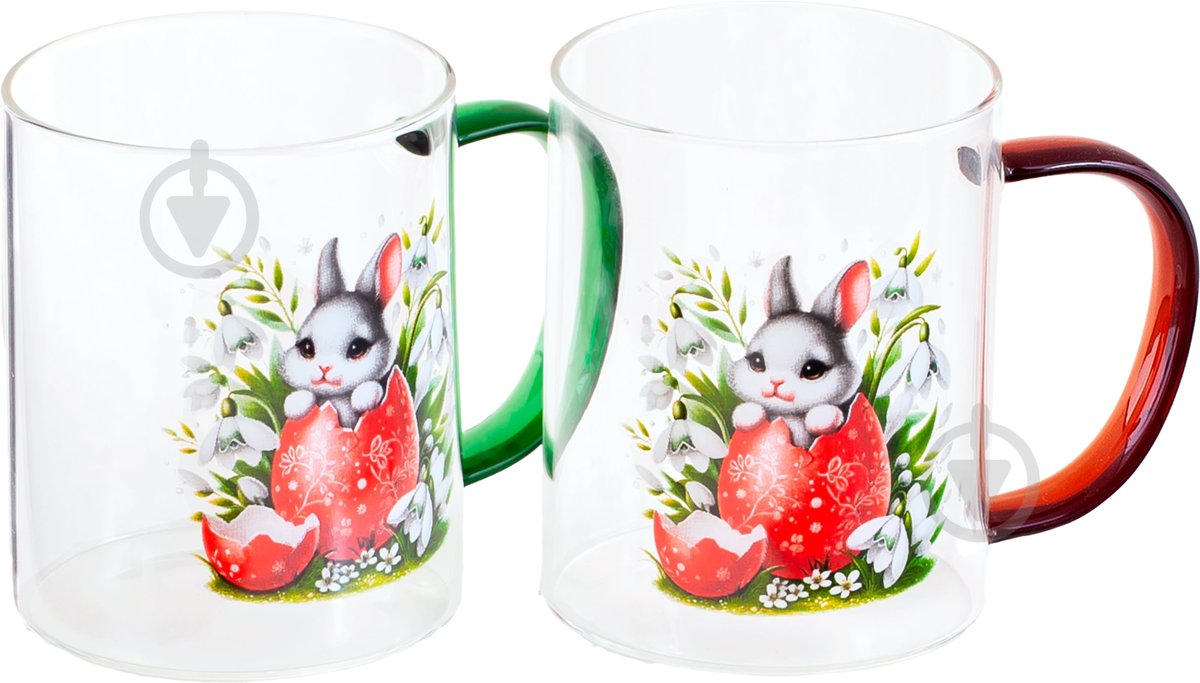 Набор чашек Viva Easter Rabbit A 2x430 мл (BCR80100H) - фото 1