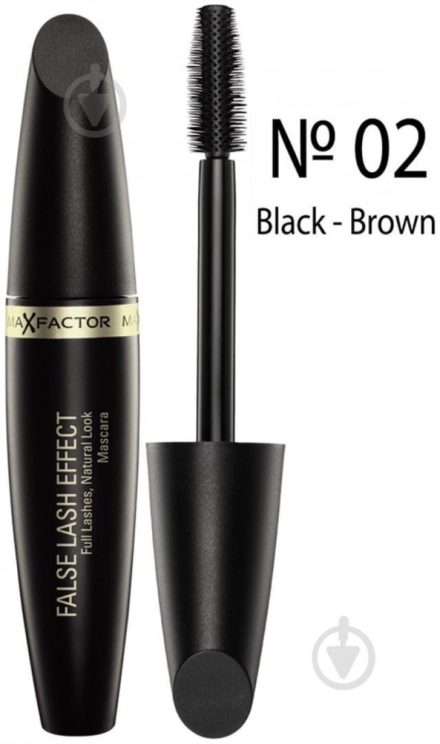 Туш для вій Max Factor FALSE LASH EFFECT False Lash Effect № 02 Bl-Br Чорно-коричнева 13,1 мл - фото 2