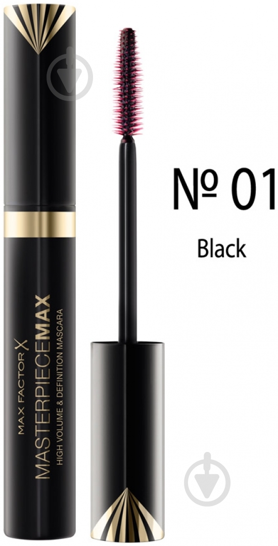 Туш для вій Max Factor MASTERPIECE Masterpiece Max Hight Volume & Defention № 01 BLACK Чорний 7,5 мл - фото 2