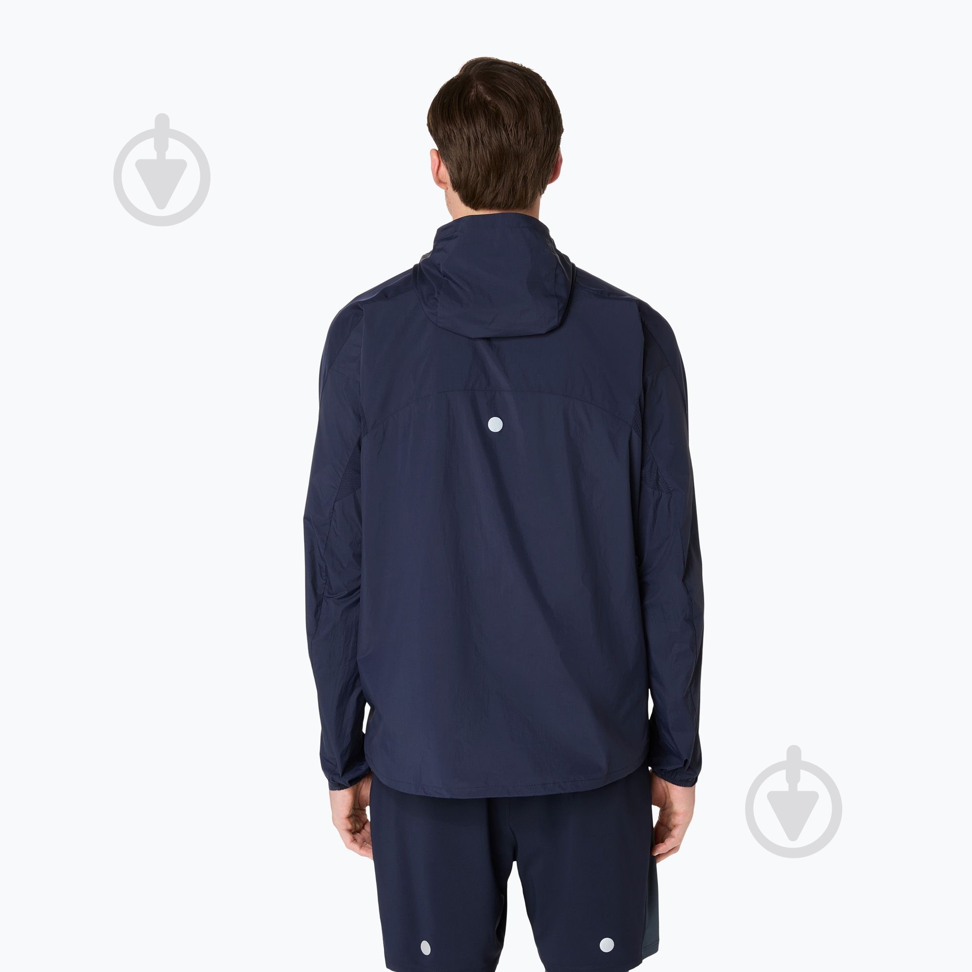 Куртка мужская Asics Road Packable Jacket midnight 2011D084-401 р.2XL темно-синий - фото 3 Куртка мужская Asics Road Packable Jacket midnight 2011D084-401 р.2XL темно-синий - фото 3