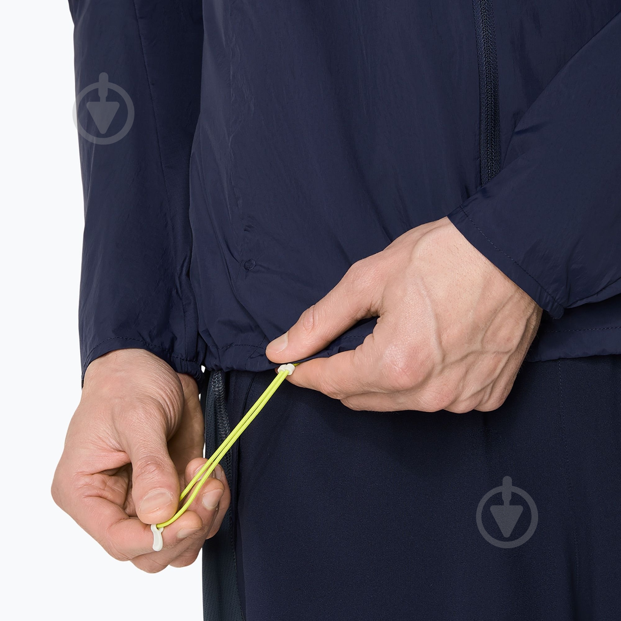 Куртка мужская Asics Road Packable Jacket midnight 2011D084-401 р.L синий - фото 3