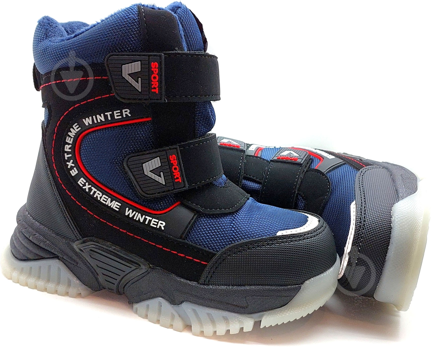 Ботинки для мальчиков Флип 0324С р.32 темно-синий - фото 2 Ботинки для мальчиков Флип 0324С р.32 темно-синий - фото 2