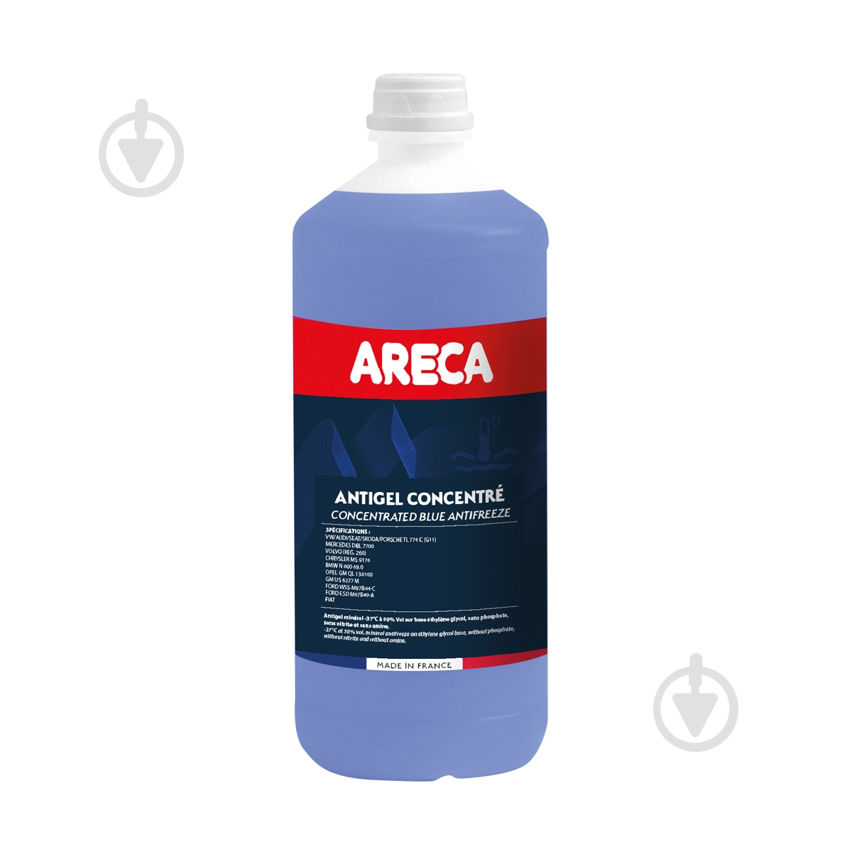 Антифриз Areca ANTIGEL Bleu Hybride G11 концентрат 1 л синий (560454) - фото 1