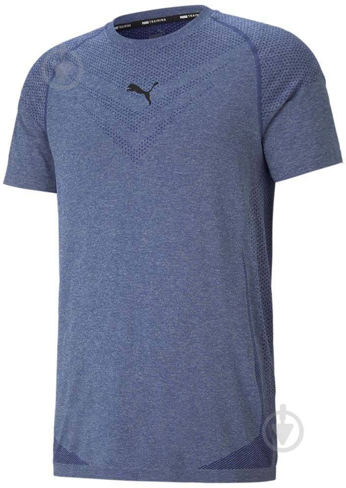 Футболка Puma TRAIN TECH EVOKNIT SS TEE 52011112 р.S фиолетовый - фото 4