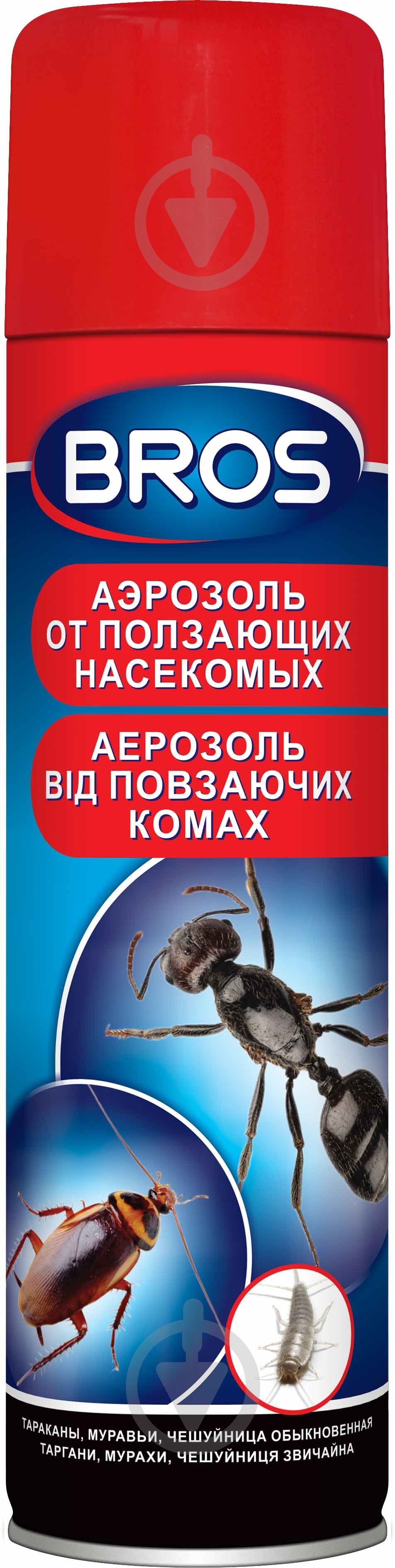 Аерозоль Bros від комах, що повзають 400 мл - фото 1