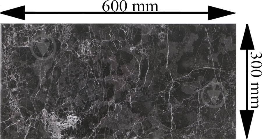 Плитка Opoczno Sephora black 30x60 см - фото 4