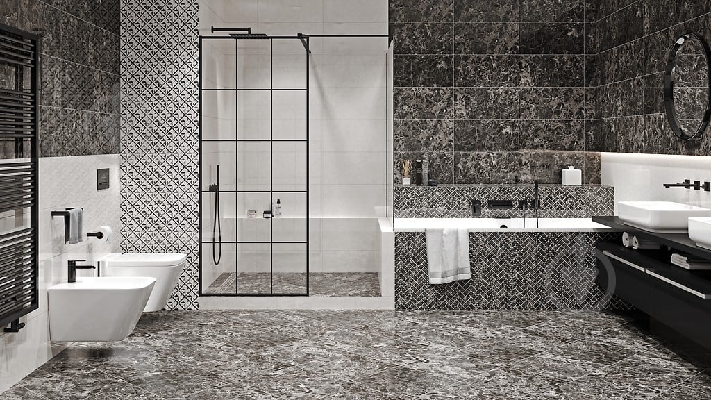 Плитка Opoczno Sephora black 30x60 см - фото 5