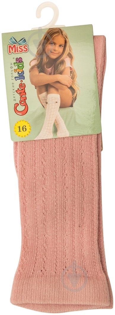 Получулки для девочек Conte-Kids MISS 026 р.16 светло-розовый - фото 1