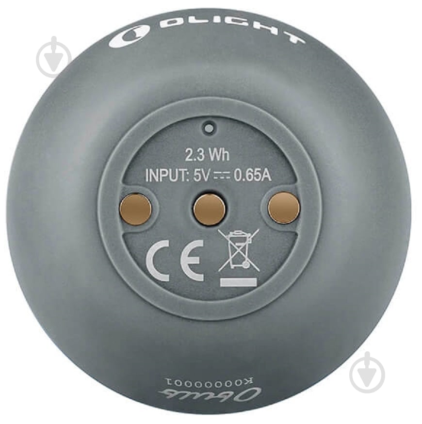 Фонарь кемпинговый Olight Obulb grey 55 Lm grey 2370.32.85 - фото 6