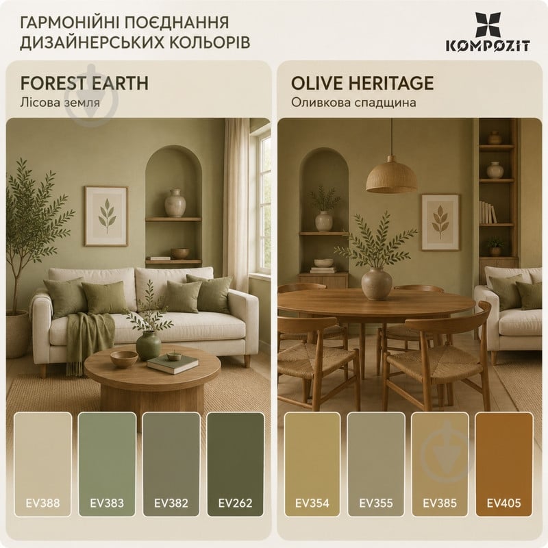 Емаль Kompozit акрилова Profi EV352 Лимонна тінь глянець 2,7 л - фото 2
