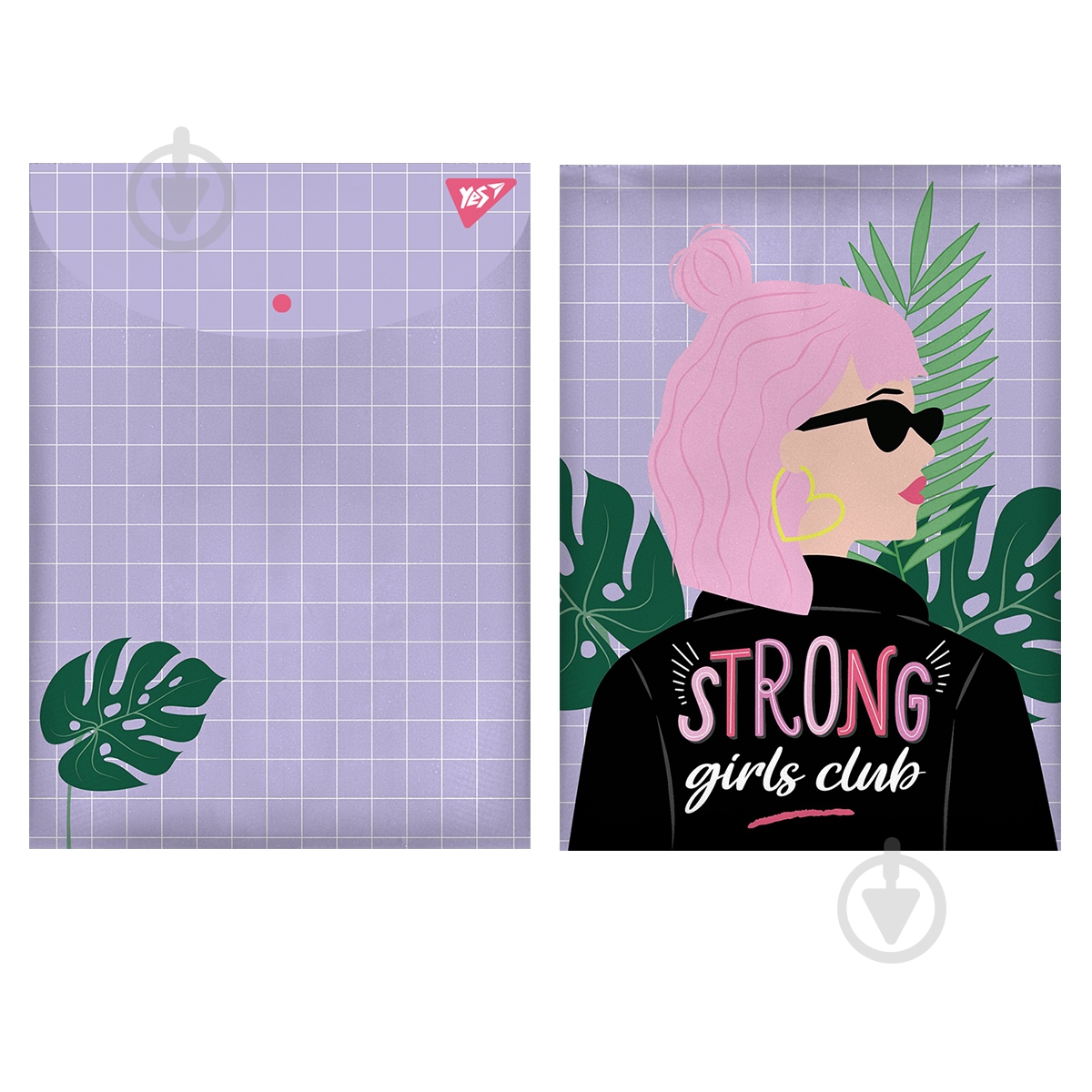 Папка-конверт А4 Strong Girl YES - фото 1