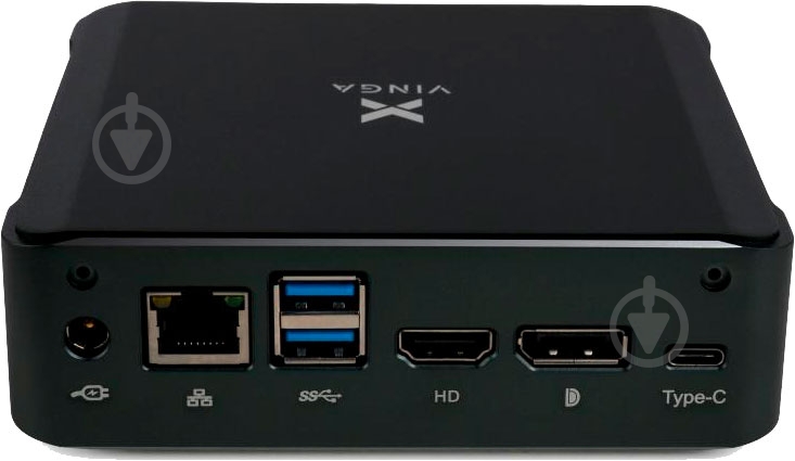 Компьютер Vinga Mini PC V600 (V6008565U.) black - фото 1