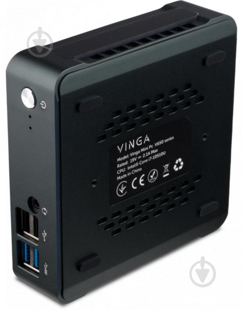 Неттоп Vinga Mini PC V650 (V65010510U.81T) black - фото 2