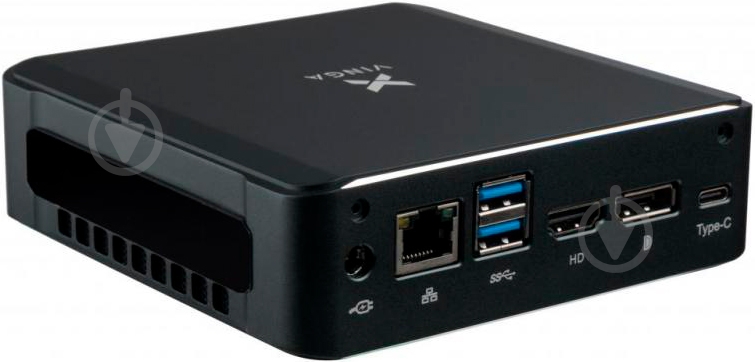 Неттоп Vinga Mini PC V600 (V6008145U.8256WH) black - фото 2
