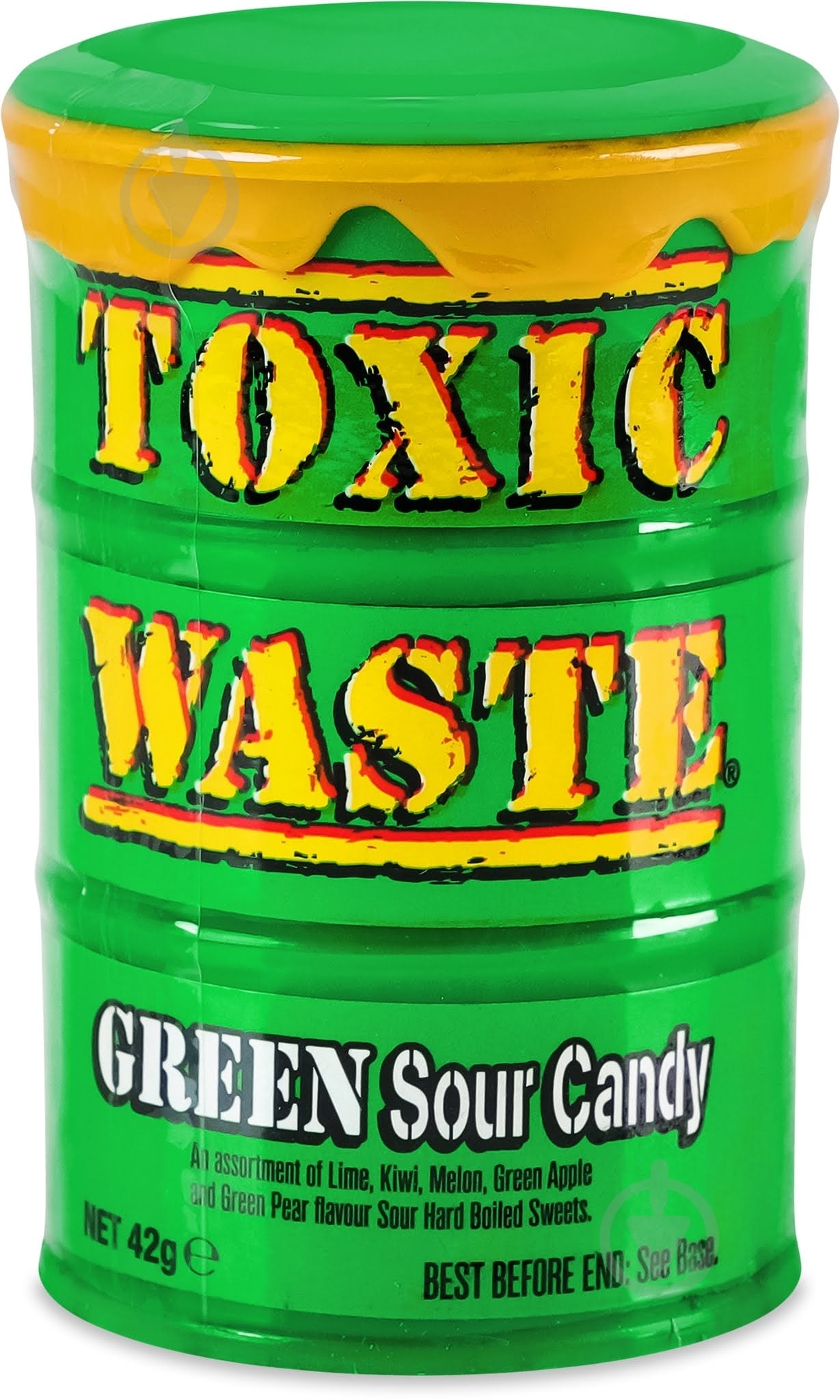Конфеты Toxic Waste Зеленая бочка 42,5 г - фото 1 Конфеты Toxic Waste Зеленая бочка 42,5 г - фото 1