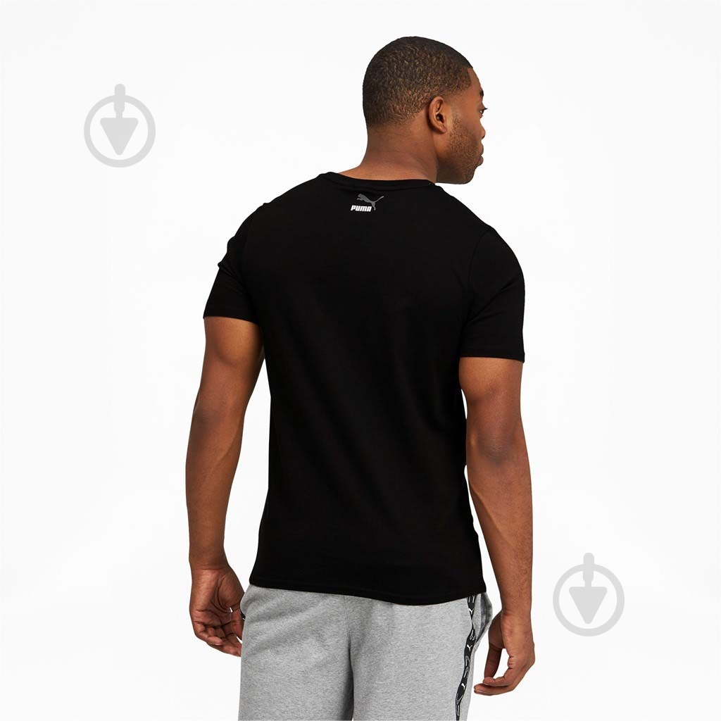 Футболка Puma ELEVATE GRAPHIC TEE 53107401 р.S черный - фото 2