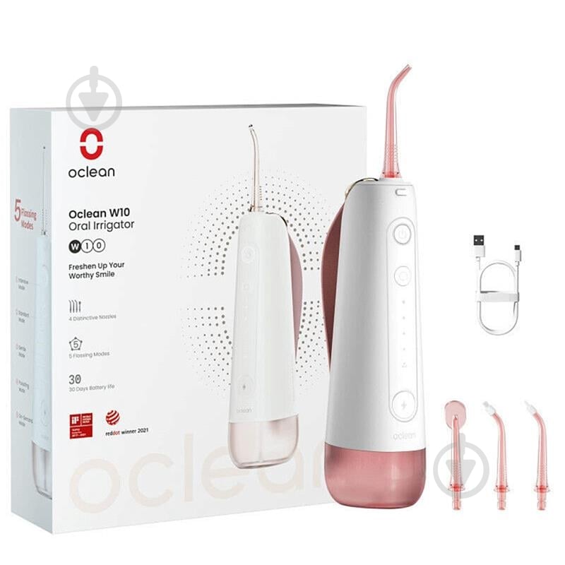 Ирригатор Oclean W10 Pink (6970810552980) - фото 6 Ирригатор Oclean W10 Pink (6970810552980) - фото 6