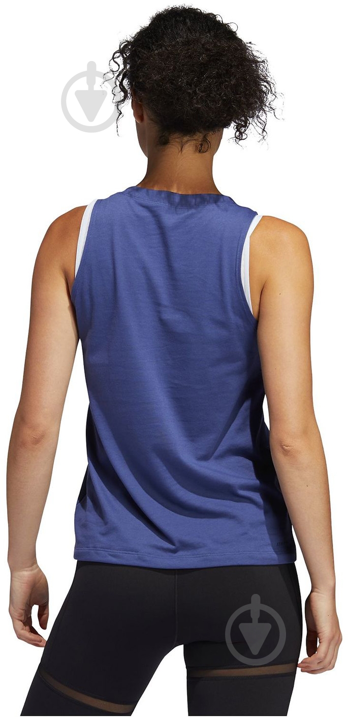 Майка Adidas FL8776 р.S синий - фото 4
