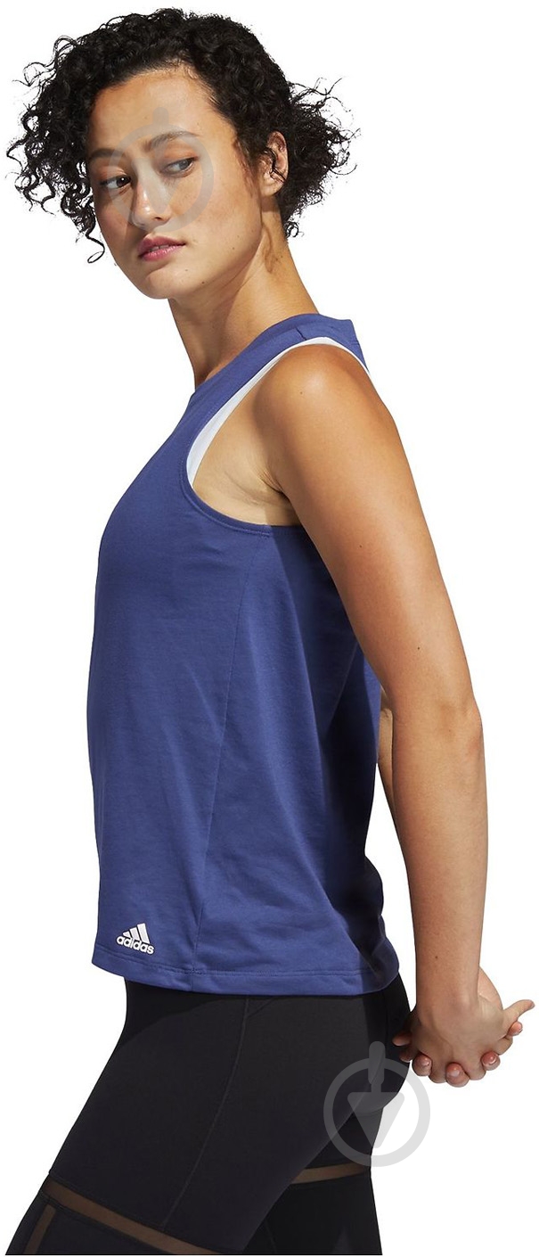 Майка Adidas FL8776 р.S синий - фото 9