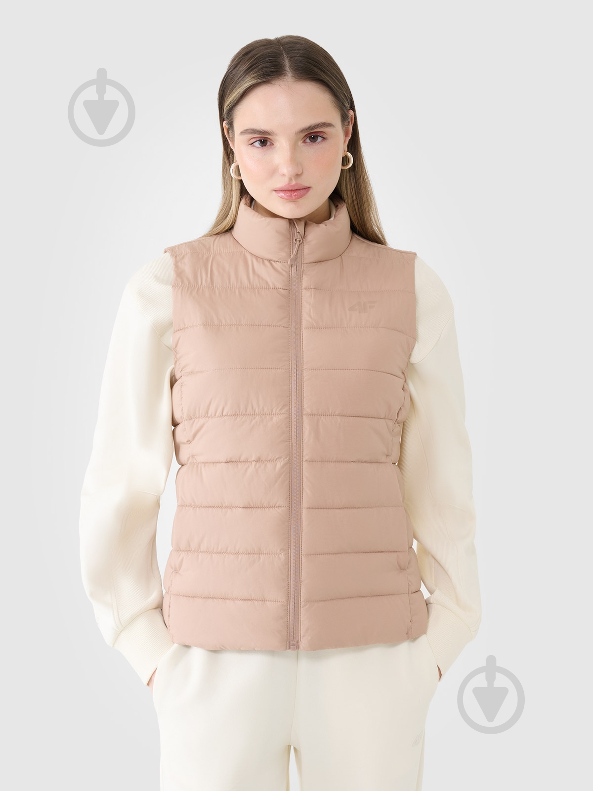Жилет 4F VEST JACKET F181 4FWSS25TVJAF181-83S р.XL бежевий - фото 1 Жилет 4F VEST JACKET F181 4FWSS25TVJAF181-83S р.XL бежевий - фото 1