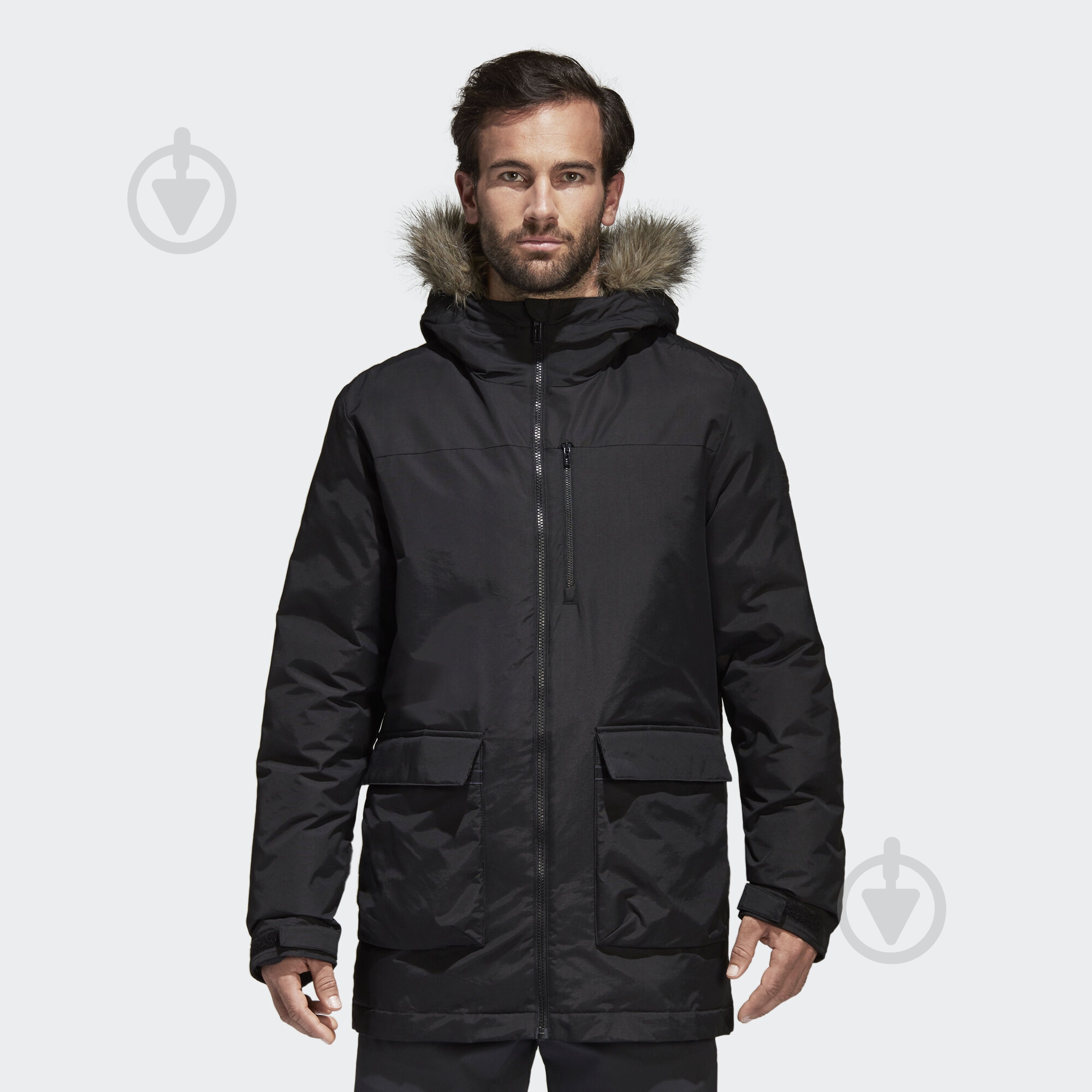 Куртка-парка чоловіча зимова Adidas XPLORIC Parka BS0980 р.L чорна - фото 3 Куртка-парка чоловіча зимова Adidas XPLORIC Parka BS0980 р.L чорна - фото 3