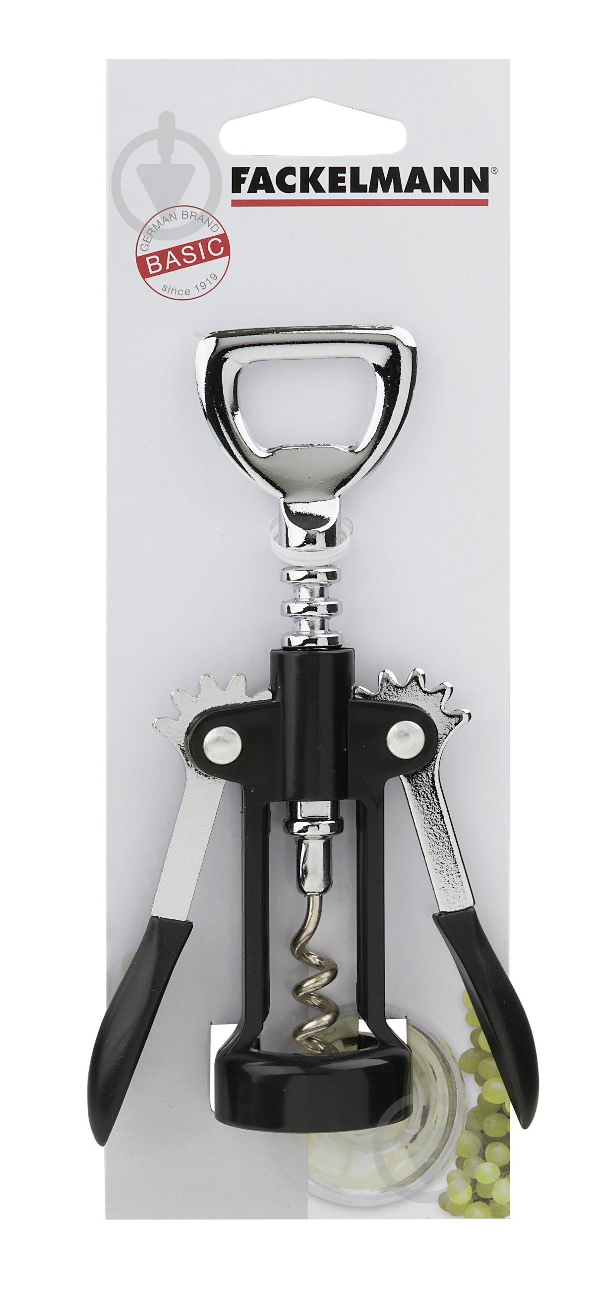 Штопор Fackelmann Basic16,5х6х3,5 см 19032 - фото 1 Штопор Fackelmann Basic16,5х6х3,5 см 19032 - фото 1