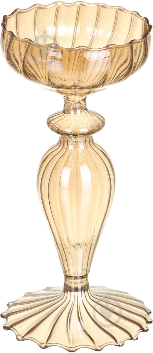 Подсвечник Taper 9х20 см Amber - фото 1 Подсвечник Taper 9х20 см Amber - фото 1