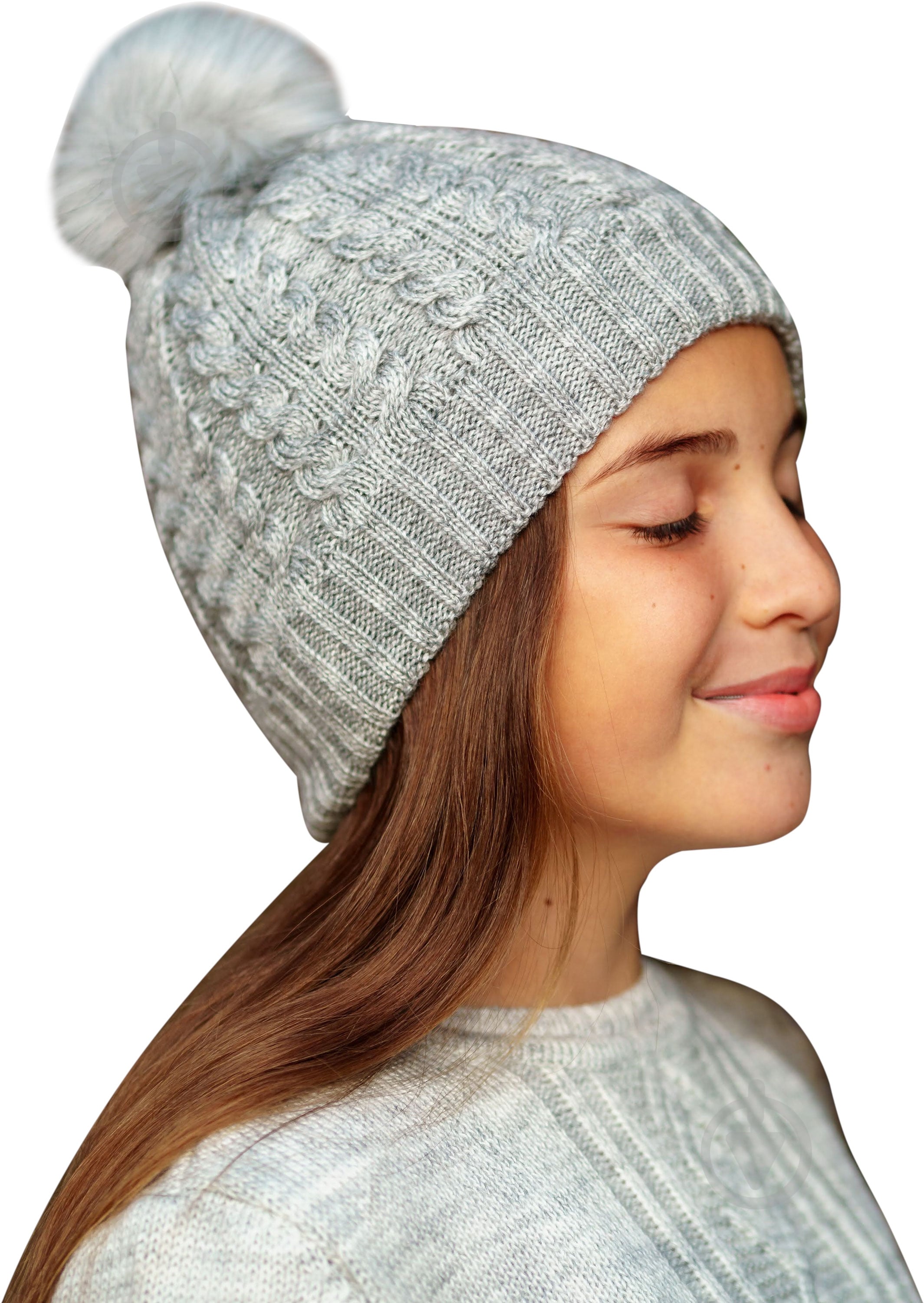 Шапочка для девочек Mari-Knit 0822 р.48-50 серый - фото 1 Шапочка для девочек Mari-Knit 0822 р.48-50 серый - фото 1