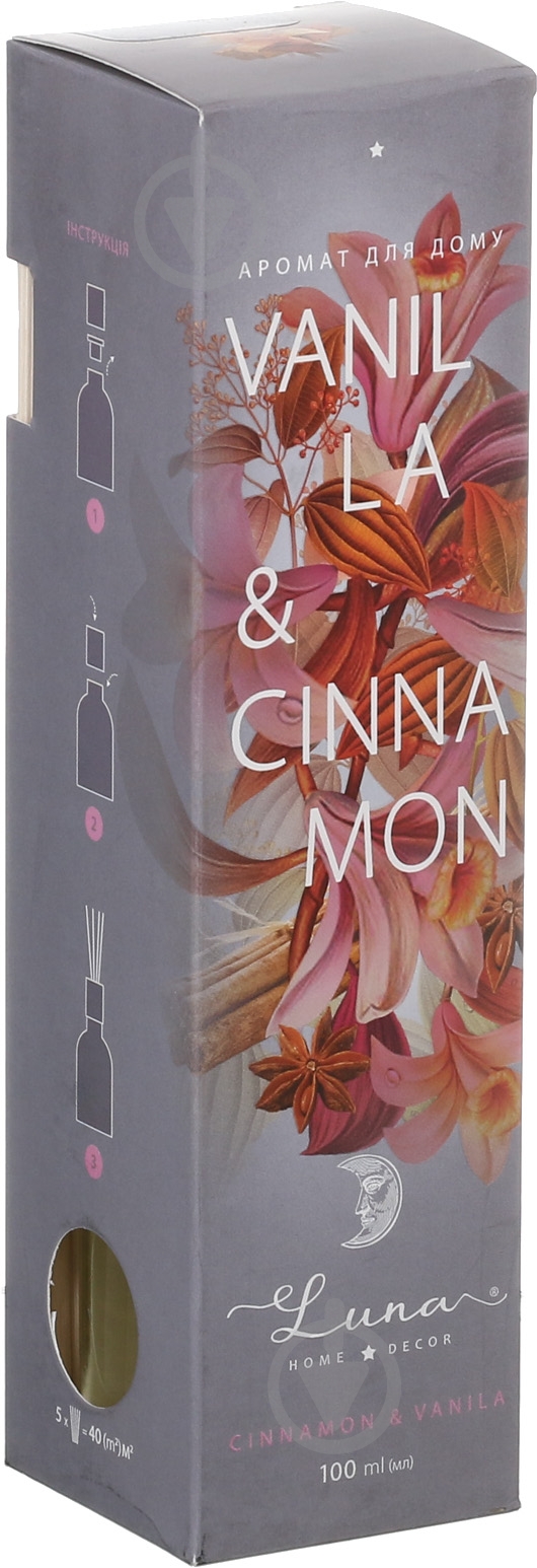 Аромадиффузор для дома Luna Сinnamon&Vanila 100 мл - фото 2