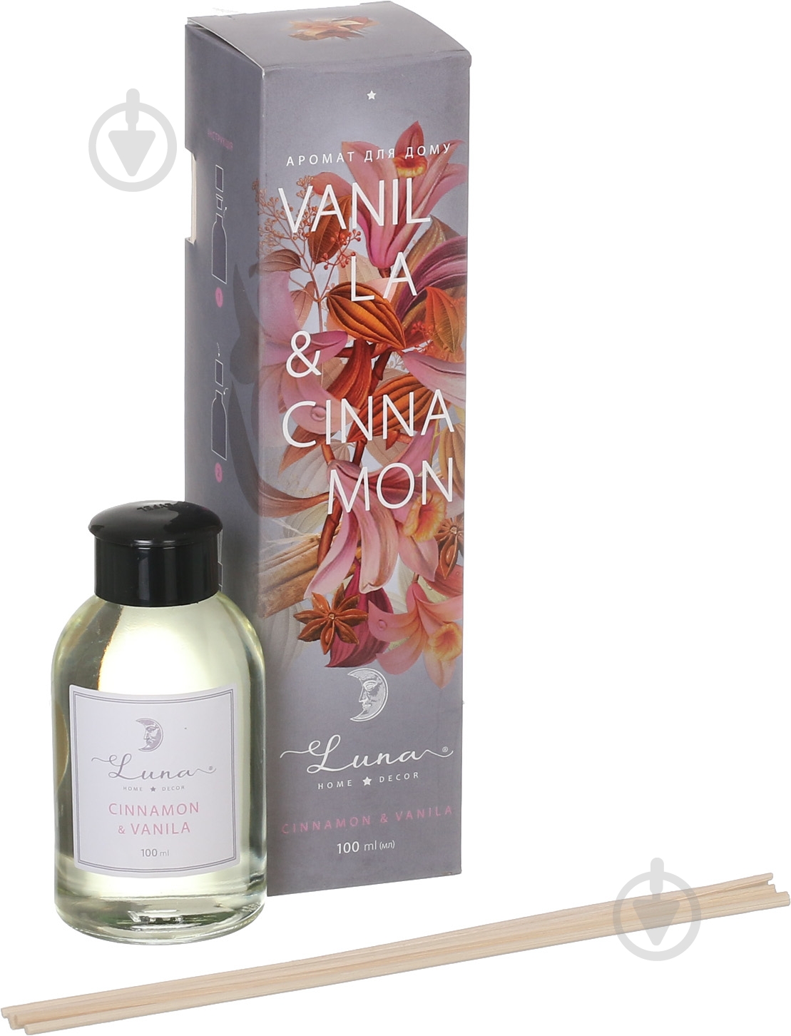Аромадиффузор для дома Luna Сinnamon&Vanila 100 мл - фото 1